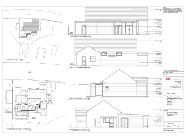 Proposed architectural changes for current site